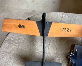 Vintage model airplanes