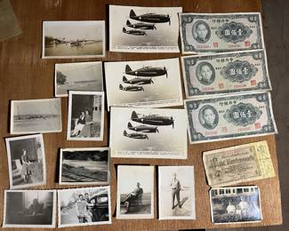 WW2 Military photos and Japanese money