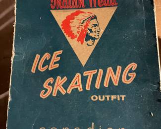 Vintage ice skates