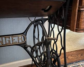 Antique Singer sewing machine