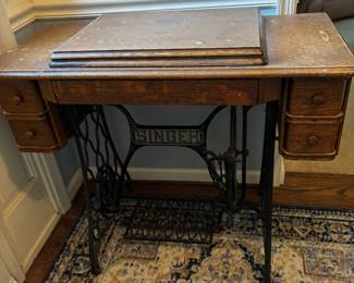Antique Singer sewing machine