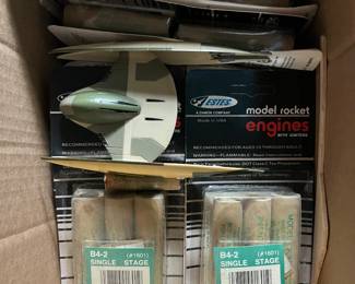 Vintage model rockets