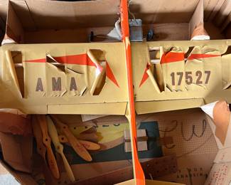 Vintage model airplanes
