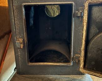Antique cast iron stove