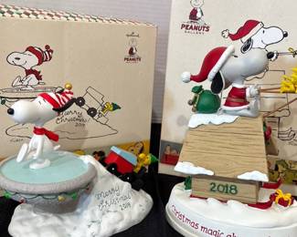 Hallmark 2018 2019 Snoopy Winter Figurines
