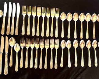 Southwest Engraved Utensil Set Silver Plated