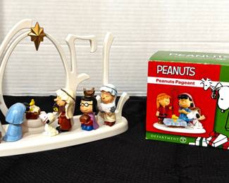 Light Up Peanuts Nativity Scenes