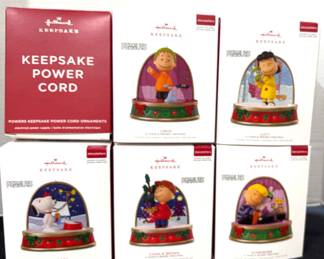 Complete Set Hallmark Storyteller Ornaments With Power Cord
