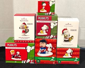 7 Hallmark Dept 56 OrnamentsFigures