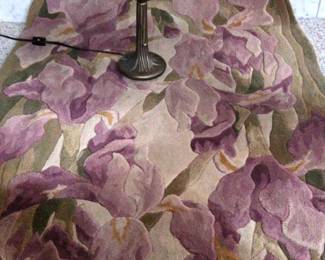 Iris Rug And Lamp
