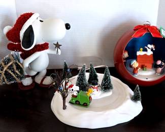Snoopy On Snowshoes, Ice Skating Rink WZamboni More