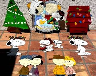 Snoopy Christmas Yard Decor