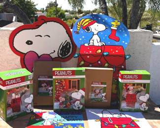 Snoopy Light Up Christmas Yard Decor