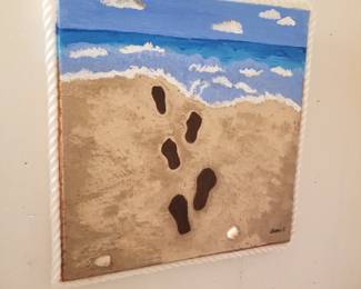 Beach footprints