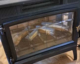 Portable electric fireplace