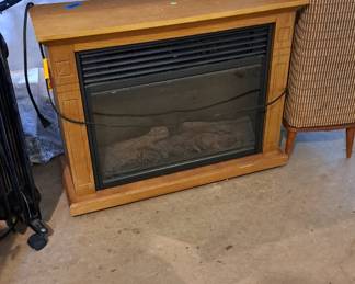 Another portable electric fireplace