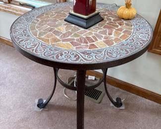 Mosaic Top round table 