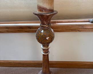 mosaic pillar candle holder 