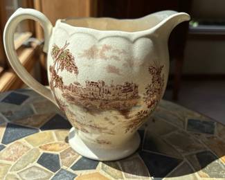 British Anchor The Old Mill Pitcher