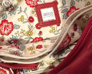 Latico Red Leather Bag 