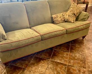 Green sofa