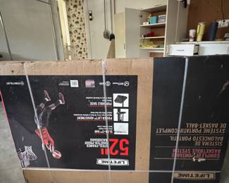 Brand new basketball hoop