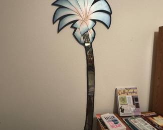 Vintage David Marshall Signed Palm Tree Mirror