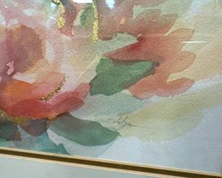 Peony Watercolor Painting 