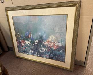 "Floral Art Print Meadow Garden III" by artist Aleah Koury 