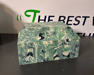 Green Swirl / Marble Box 