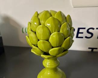 porcelain artichoke statue 
