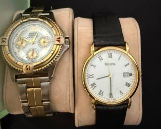 Bulova and guess watches 