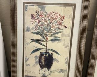 framed botanical wall art 