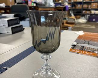 crystal water goblet 