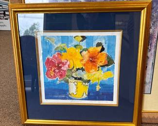 watercolor painting floral stillife 