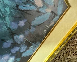 "Floral Art Print Meadow Garden III" by artist Aleah Koury 