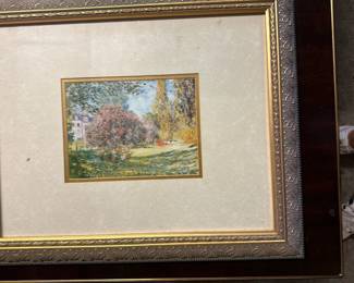 "The Parc Monceau" by Claude Monet 