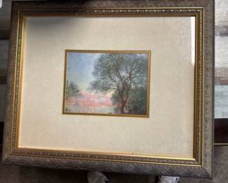 "Antibes Seen from La Salis" by Claude Monet 