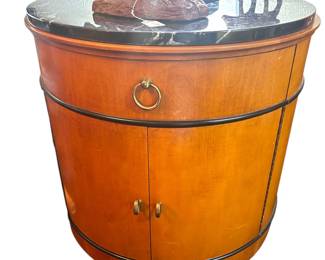National Mt. Airy Biedermeier Drum Table