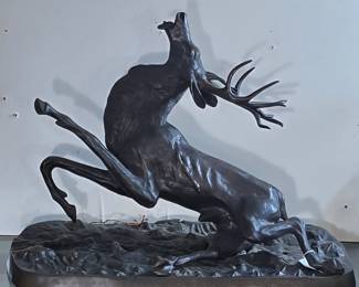 Wounded Stag Bronze