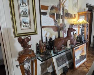 Large Lee Reynolds mid century modern original art