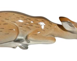 Lomonosov USSR deer fawn porcelain figurine