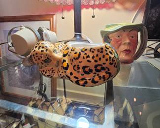 Lyn Chase leopard bowl