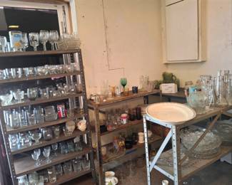 Glasses and vases