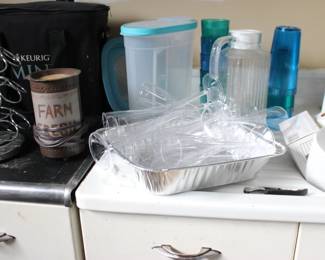 Kitchen items keurig pot and cup holders