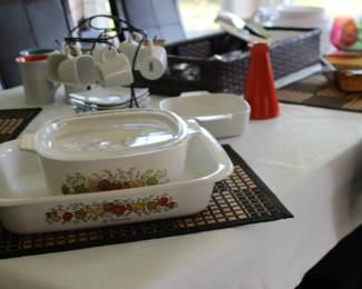 Corning Ware, Vase, Pyrex, Coffee Set