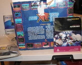Atari XE Video Game System cartridges