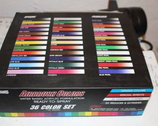 Airbrush Colors 36 Pc Set