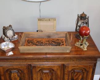 Embossed Horse Tray, Decorations