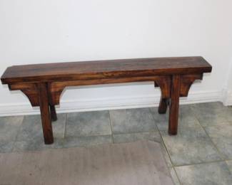 Wood Bench